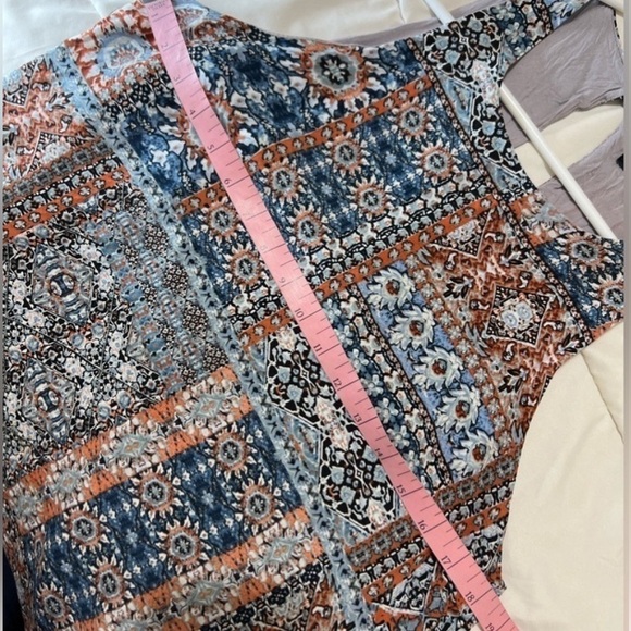 Lulus Halter Neck Boho Print Mini Dress size L - Picture 5 of 5